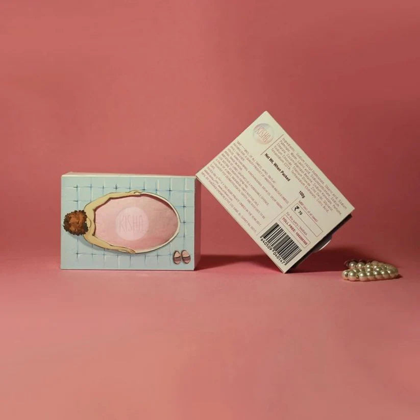 Luxury soap box with window and premium finish for gift packaging.