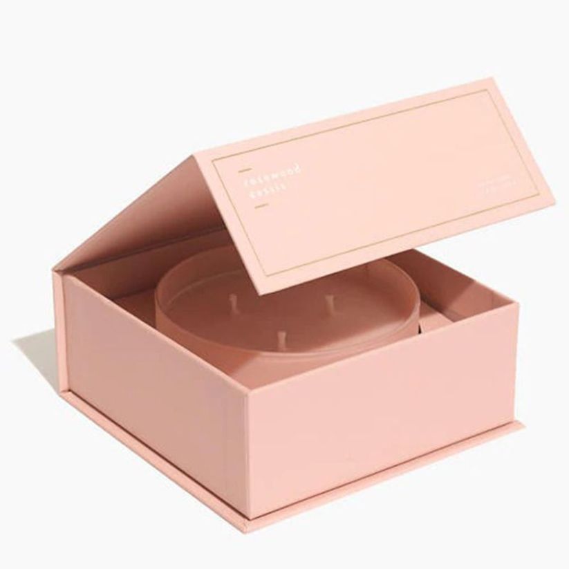 Magnetic Closure rigid candle box by packnox.