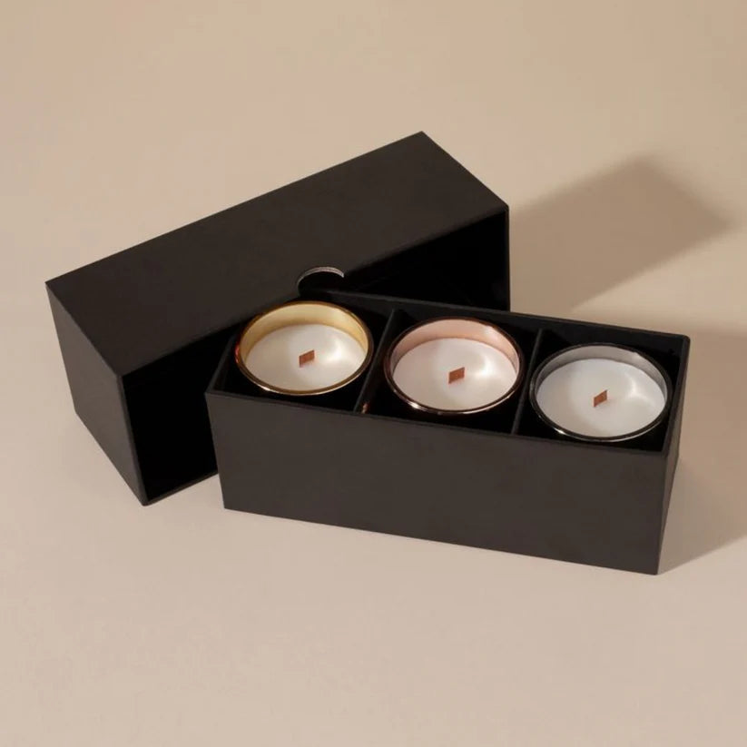 Rigid Two Piece box for multiple candles.