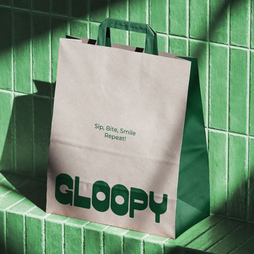 branded food takeaway bags